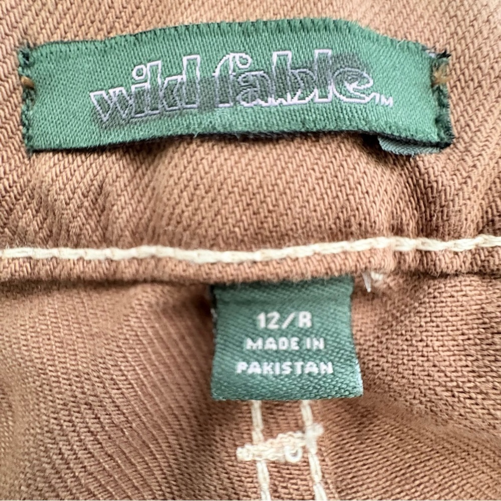 Wild Fable Women's Mid-Rise Baggy Cargo Pants Size12 Rugged Twill Cotton Y2K - Picture 7 of 9